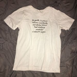 Inspirational White T-shirt from H&M